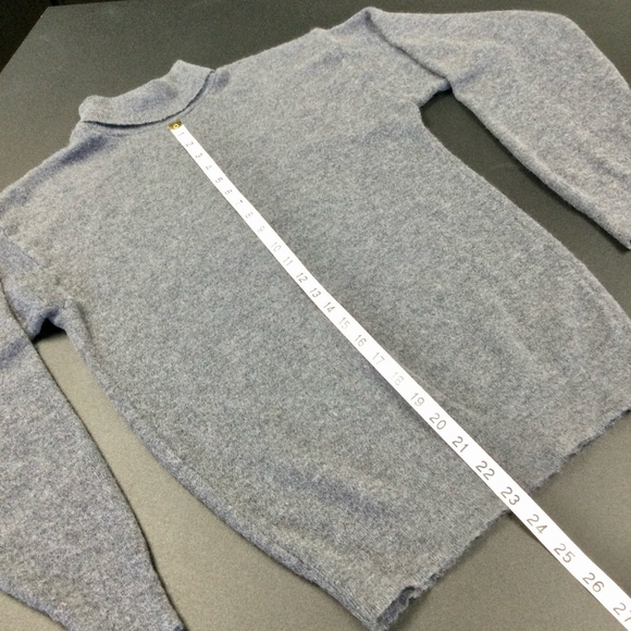 Men's Manhattan Sport Sweater turtleneck , L, Grey - Picture 4 of 10